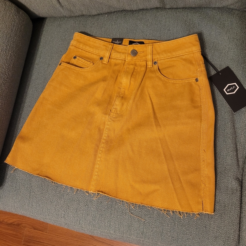 RVCA JEAN SKIRT